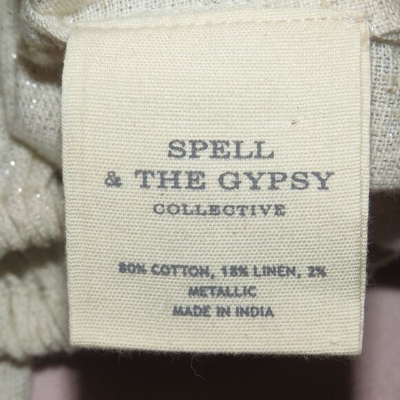 Spell & the Gypsy Collective Biscuit Lola Boho Bell Sleeve Belted Tunic Dress - Picture 12 of 13